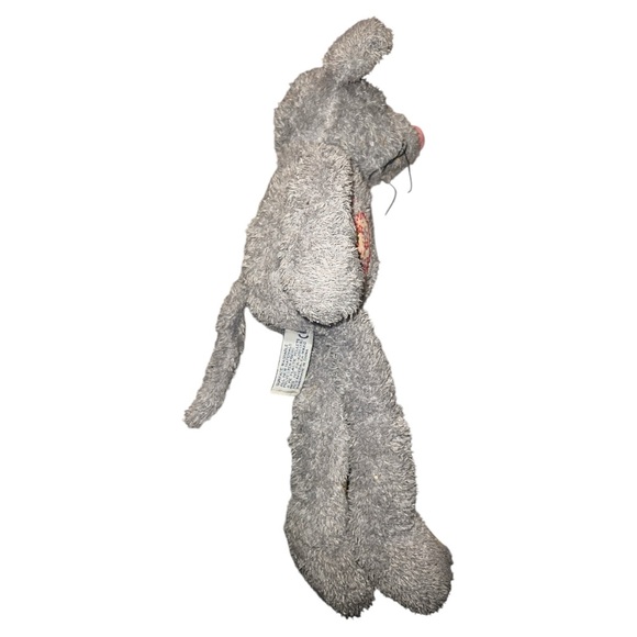 AURORA Lolly Gagz Mouse 15" Plush Toy Stuffed Animal Gray Patches Dangle Legs - Picture 6 of 7